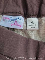 MaxSold Auction: Dream Jeannees / Buster Factory Pull-On Pants, XL/L, Black & Brown - Aurora (Colorado, USA) SELLER MANAGED Estate Sale Online Auction - East Lasalle Place