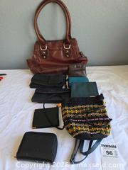 MaxSold Auction:  Fossil large leather bag plus Assorted Handbag, Wallets & Pouches, Medium - Aurora (Colorado, USA) SELLER MANAGED Estate Sale Online Auction - East Lasalle Place
