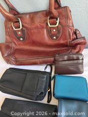MaxSold Auction:  Fossil large leather bag plus Assorted Handbag, Wallets & Pouches, Medium - Aurora (Colorado, USA) SELLER MANAGED Estate Sale Online Auction - East Lasalle Place