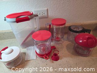MaxSold Auction: Henning Lee Decor Plastic Food Prep Set with Pitcher & Chopper - Aurora (Colorado, USA) SELLER MANAGED Estate Sale Online Auction - East Lasalle Place