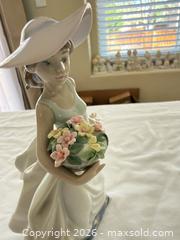 MaxSold Auction: Lladró Porcelain Figurine 5790 Girl with Flowers - Aurora (Colorado, USA) SELLER MANAGED Estate Sale Online Auction - East Lasalle Place