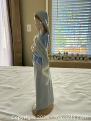MaxSold Auction: Lladró Porcelain Madonna Woman Holding Flowers Figurine - Aurora (Colorado, USA) SELLER MANAGED Estate Sale Online Auction - East Lasalle Place