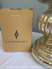 MaxSold Auction: Luminara Antiqued Mercury Glass Pillar Candle Holders, Pair - Aurora (Colorado, USA) SELLER MANAGED Estate Sale Online Auction - East Lasalle Place
