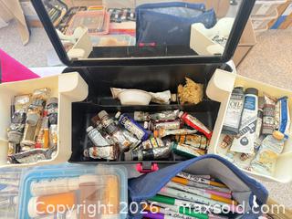 MaxSold Auction: Mixed Art Supplies Lot: Paints, Markers, Pencils & Brushes - Aurora (Colorado, USA) SELLER MANAGED Estate Sale Online Auction - East Lasalle Place
