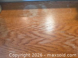 MaxSold Auction: Oak Veneer Barrister Bookcase with Leaded Glass Doors - Aurora (Colorado, USA) SELLER MANAGED Estate Sale Online Auction - East Lasalle Place