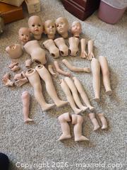 MaxSold Auction: Porcelain/Bisque Doll Parts with Identified Maker Mark - Aurora (Colorado, USA) SELLER MANAGED Estate Sale Online Auction - East Lasalle Place