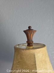 MaxSold Auction: Traditional Antique-Style Metal and Wood Table Lamp with Bell Shade - Aurora (Colorado, USA) SELLER MANAGED Estate Sale Online Auction - East Lasalle Place