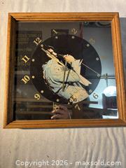 MaxSold Auction: Elvis Presley mirrored wall clock 15"x15" - Coquitlam (British Columbia, Canada) SELLER MANAGED Downsizing Online Auction - Lost Lake Drive