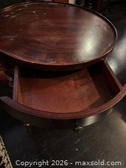 MaxSold Auction: Oval Drum Table 20"x28" - Coquitlam (British Columbia, Canada) SELLER MANAGED Downsizing Online Auction - Lost Lake Drive