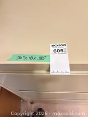 MaxSold Auction: Beige Metal 3-Drawer Lateral File Cabinet - Saanich (British Columbia, Canada) PARTNER MANAGED Moving Online Auction - Arbutus Road (CONDO)