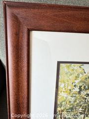 MaxSold Auction: Framed Watercolor Landscape by L.J. Phillips, 23 x 19 in - Saanich (British Columbia, Canada) PARTNER MANAGED Moving Online Auction - Arbutus Road (CONDO)