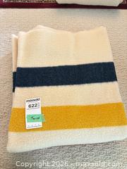 MaxSold Auction: Hudson Bay Wool Blanket  - Saanich (British Columbia, Canada) PARTNER MANAGED Moving Online Auction - Arbutus Road (CONDO)