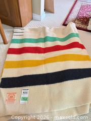 MaxSold Auction: Hudson Bay Wool Blanket  - Saanich (British Columbia, Canada) PARTNER MANAGED Moving Online Auction - Arbutus Road (CONDO)