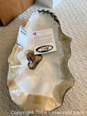 MaxSold Auction: Large Shell-Shaped Decorative Art Piece by Mussels & More - Saanich (British Columbia, Canada) PARTNER MANAGED Moving Online Auction - Arbutus Road (CONDO)