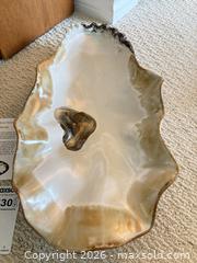 MaxSold Auction: Large Shell-Shaped Decorative Art Piece by Mussels & More - Saanich (British Columbia, Canada) PARTNER MANAGED Moving Online Auction - Arbutus Road (CONDO)