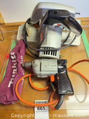 MaxSold Auction: Makita & Black & Decker Corded Drill and Circular Saw - Saanich (British Columbia, Canada) PARTNER MANAGED Moving Online Auction - Arbutus Road (CONDO)