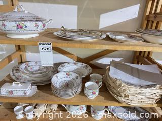 MaxSold Auction: Royal Albert Bone China Petit Point Floral Dinnerware Set - Saanich (British Columbia, Canada) PARTNER MANAGED Moving Online Auction - Arbutus Road (CONDO)