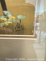 MaxSold Auction: Signed Silkscreen Framed Print in Metallic Silver Frame, 21 x 18 in - Saanich (British Columbia, Canada) PARTNER MANAGED Moving Online Auction - Arbutus Road (CONDO)