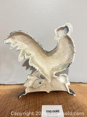 MaxSold Auction: Cast Iron Rooster Doorstop — Medium, Black/Brown/Yellow - Quinte West (Ontario, Canada) SELLER MANAGED Downsizing Online Auction - Rosewood Drive