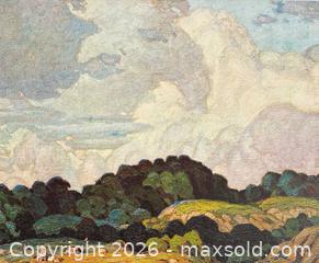 MaxSold Auction: Hand Signed Group of Seven Lithograph by A.J. Casson “Sunlit Hill” 20 x 24 with COA - Stunning  - Prince Edward County(Ontario, Canada) PARTNER MANAGED Reseller Online Auction - Loyalist Parkway