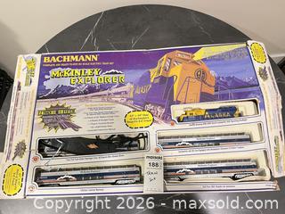 MaxSold Auction: Bachmann McKinley Explorer HO Ready-to-Run Train Set DS1 - Richland Township (Pennsylvania, USA) PARTNER MANAGED Moving Online Auction - Winterthur Lane