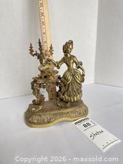 MaxSold Auction: Brass Victorian-Rococo Revival Figurine with Candelabra O - Richland Township (Pennsylvania, USA) PARTNER MANAGED Moving Online Auction - Winterthur Lane