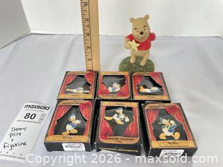 MaxSold Auction: Disney / Walt Disney Gallery Collectible Pins & Winnie the Pooh Figurine DR - Richland Township (Pennsylvania, USA) PARTNER MANAGED Moving Online Auction - Winterthur Lane