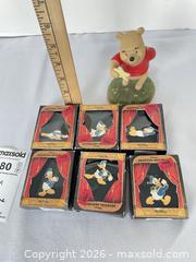 MaxSold Auction: Disney / Walt Disney Gallery Collectible Pins & Winnie the Pooh Figurine DR - Richland Township (Pennsylvania, USA) PARTNER MANAGED Moving Online Auction - Winterthur Lane