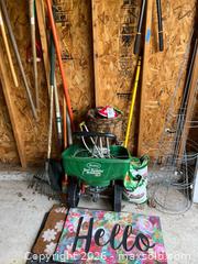MaxSold Auction: Garden & Lawn Tool Lot with Scotts Spreader and Accessories G - Richland Township (Pennsylvania, USA) PARTNER MANAGED Moving Online Auction - Winterthur Lane