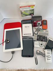 MaxSold Auction: Lot of 10+ Mixed Electronics: Tablets, Cameras, Cell Phones O - Richland Township (Pennsylvania, USA) PARTNER MANAGED Moving Online Auction - Winterthur Lane