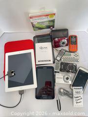 MaxSold Auction: Lot of 10+ Mixed Electronics: Tablets, Cameras, Cell Phones O - Richland Township (Pennsylvania, USA) PARTNER MANAGED Moving Online Auction - Winterthur Lane