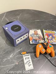 MaxSold Auction: Nintendo GameCube Console Indigo with Wired Controllers & 2 Games BS1 - Richland Township (Pennsylvania, USA) PARTNER MANAGED Moving Online Auction - Winterthur