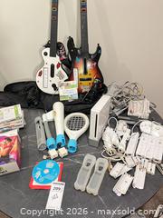 MaxSold Auction: Nintendo Wii (original) Console with Controllers & Accessories BS1 - Richland Township (Pennsylvania, USA) PARTNER MANAGED Moving Online Auction - Winterthur Lane