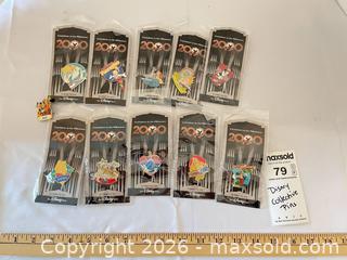 MaxSold Auction: The Disney Store Countdown to the Millennium Enamel Pin Lot - 10 DR - Richland Township (Pennsylvania, USA) PARTNER MANAGED Moving Online Auction - Winterthur Lane