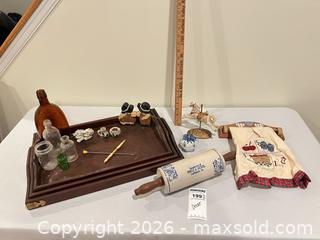 MaxSold Auction: Vintage Rustic Assorted Home Decor & Kitchenware Collection BS1 - Richland Township (Pennsylvania, USA) PARTNER MANAGED Moving Online Auction - Winterthur Lane