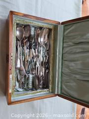 MaxSold Auction: Mixture of Plate Silver numerous pieces - Toronto (Ontario, Canada) SELLER MANAGED Downsizing Online Auction - Blyth Dale Road