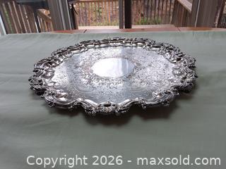 MaxSold Auction: Silver Plate -15  Inches - Toronto (Ontario, Canada) SELLER MANAGED Downsizing Online Auction - Blyth Dale Road