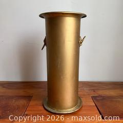 MaxSold Auction: Antique Lion Head Brass Umbrella/Cane Stand - Toronto (Ontario, Canada) PARTNER MANAGED Reseller Online Auction - Crouse Road (STORAGE)