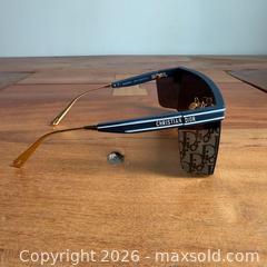 MaxSold Auction: Christian Dior M1U 31B8 Navy Blue Sunglasses With Original Case, Authenticated  - Toronto (Ontario, Canada) PARTNER MANAGED Reseller Online Auction - Crouse Road (STORAGE)