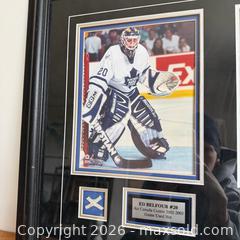 MaxSold Auction: Ed Balfour & Antonio Davis - Game Used Net & Game Worn Jersey Cutouts Framed - 2002-200 - Toronto (Ontario, Canada) PARTNER MANAGED Reseller Online Auction - Crouse Road (STORAGE)