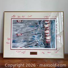 MaxSold Auction: Justin Nakatsuka 1998 17/22, Row Gold Athens June 23, 2004 National Rowing Team Signatures - Toronto (Ontario, Canada) PARTNER MANAGED Reseller Online Auction - Crouse Road (STORAGE)