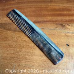 MaxSold Auction: Sterling Sliver Floweriest Engraved Hair Comb, 925R | 40g   - Toronto (Ontario, Canada) PARTNER MANAGED Reseller Online Auction - Crouse Road (STORAGE)