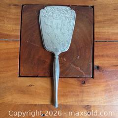 MaxSold Auction: Sterling Sliver Floweriest Engraved Hand Held Vanity Mirror, 925R | 304g  - Toronto (Ontario, Canada) PARTNER MANAGED Reseller Online Auction - Crouse Road (STORAGE)