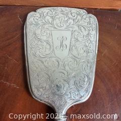MaxSold Auction: Sterling Sliver Floweriest Engraved Hand Held Vanity Mirror, 925R | 304g  - Toronto (Ontario, Canada) PARTNER MANAGED Reseller Online Auction - Crouse Road (STORAGE)