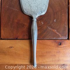 MaxSold Auction: Sterling Sliver Floweriest Engraved Hand Held Vanity Mirror, 925R | 304g  - Toronto (Ontario, Canada) PARTNER MANAGED Reseller Online Auction - Crouse Road (STORAGE)