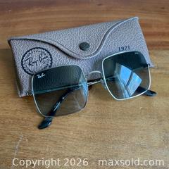 MaxSold Auction: Ray-Ban RB 1971 9149 Squared Sunglasses  - Toronto (Ontario, Canada) PARTNER MANAGED Reseller Online Auction - Crouse Road (STORAGE)