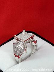 MaxSold Auction: 14K White Gold And Diamond Ring - Maxsold Signature - Discover collectibles, antiques, fine art and more