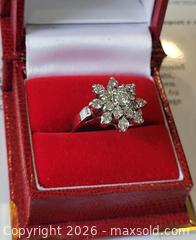 MaxSold Auction: 14K White Gold And Diamond Ring - Maxsold Signature - Discover collectibles, antiques, fine art and more