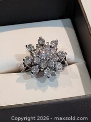 MaxSold Auction: 14K White Gold And Diamond Ring - Maxsold Signature - Discover collectibles, antiques, fine art and more