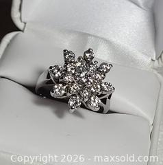 MaxSold Auction: 14K White Gold And Diamond Ring - Maxsold Signature - Discover collectibles, antiques, fine art and more